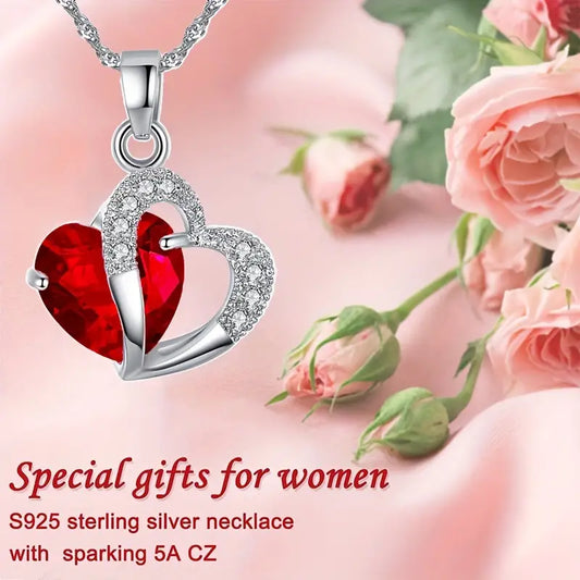 Necklace With Heart Shape Zircon